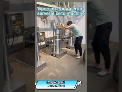 ضغط زيت ساسامي بواسطة آلة زيت هيدروليكية