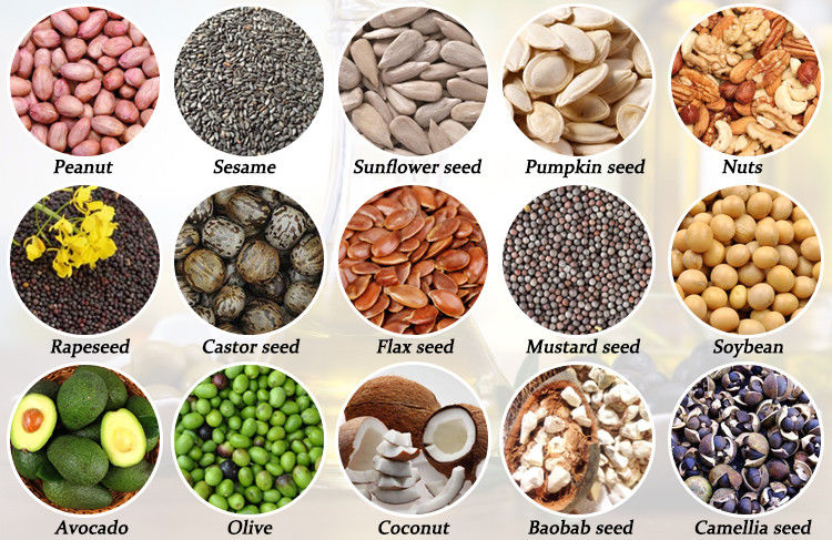 آلة عصر زيت بذور الكتان الهيدروليكية بجهد 220 فولت/380 فولت ومحرك بقوة 2.2 كيلو وات ونسبة إنتاج زيت 90%-95%